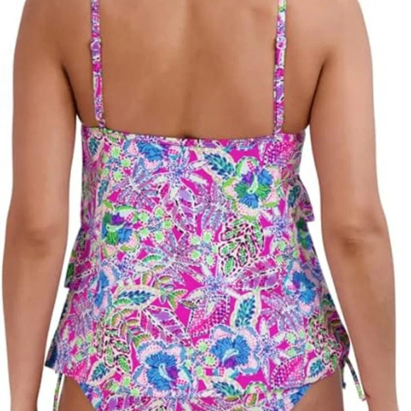 NWT Stella Parker Collection Plus Size Multicolor Floral Two Piece Swim Size 22W - Picture 5 of 11